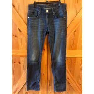 Guess Jeans Vermont Slim Sz 33x32 Dark Wash (1037)